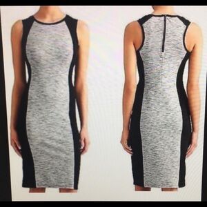 Athleta black/gray cityscape dress, XS nwot
